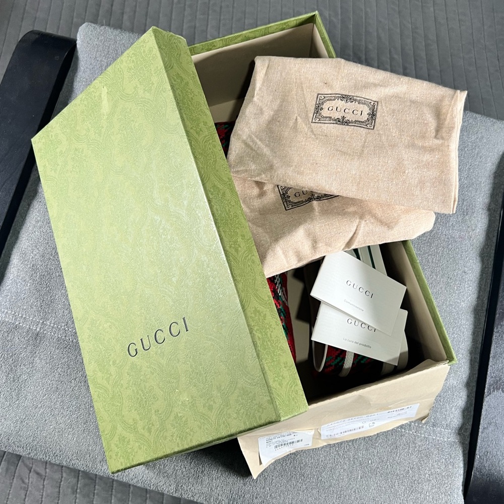 🍎GUCCI TENNIS 1977 SLIP ON SNEAKER🍎 - Picture 11 of 11